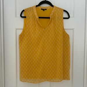 Papermoon Mustard Sleeveless Blouse